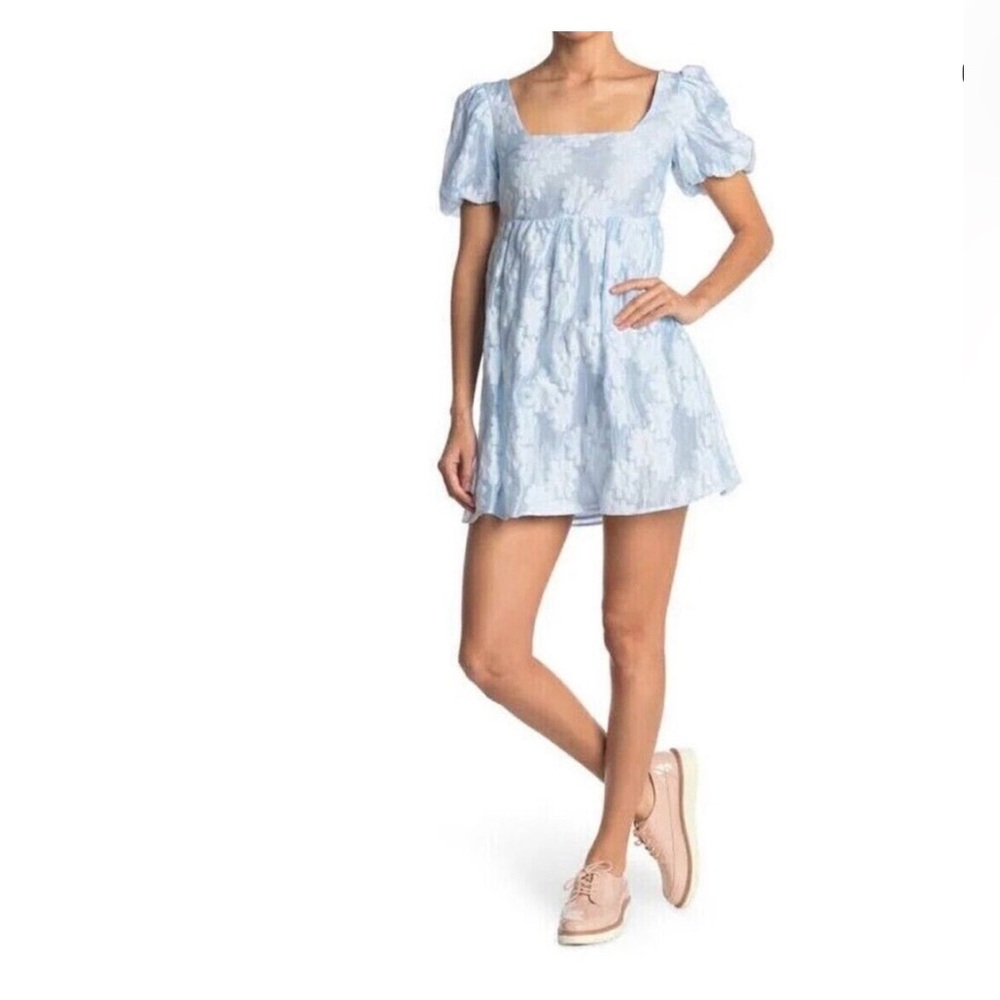 Blue top shop dress